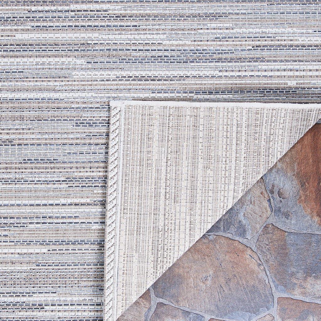 Indoor/Outdoor Area Rug, 3'9" x 5'5", Taupe-Champagne P849770