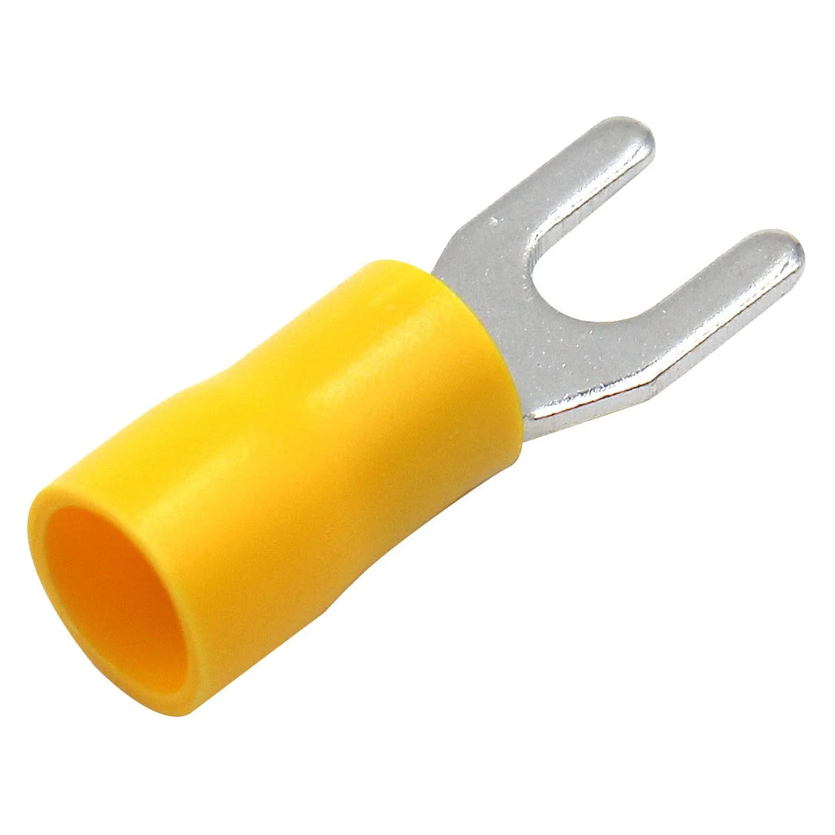 Insulated Fork Spade Wire Connector Crimp Terminal 12-10 AWG Pack of 100 U267484