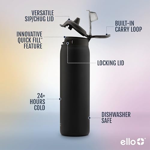 Stainless Steel Water Bottle with Leak Proof Lid, 22oz F571