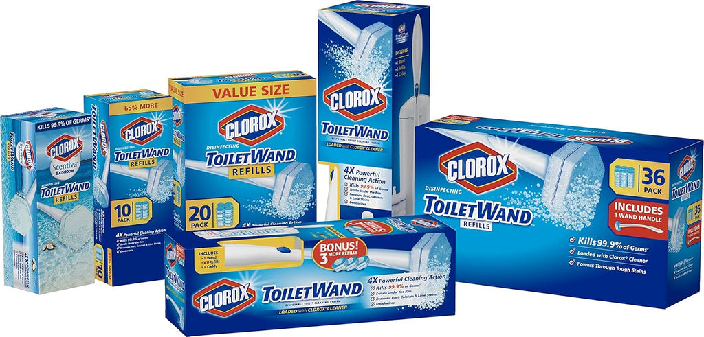 Toilet Wand Refill Heads, 6 Count L550709