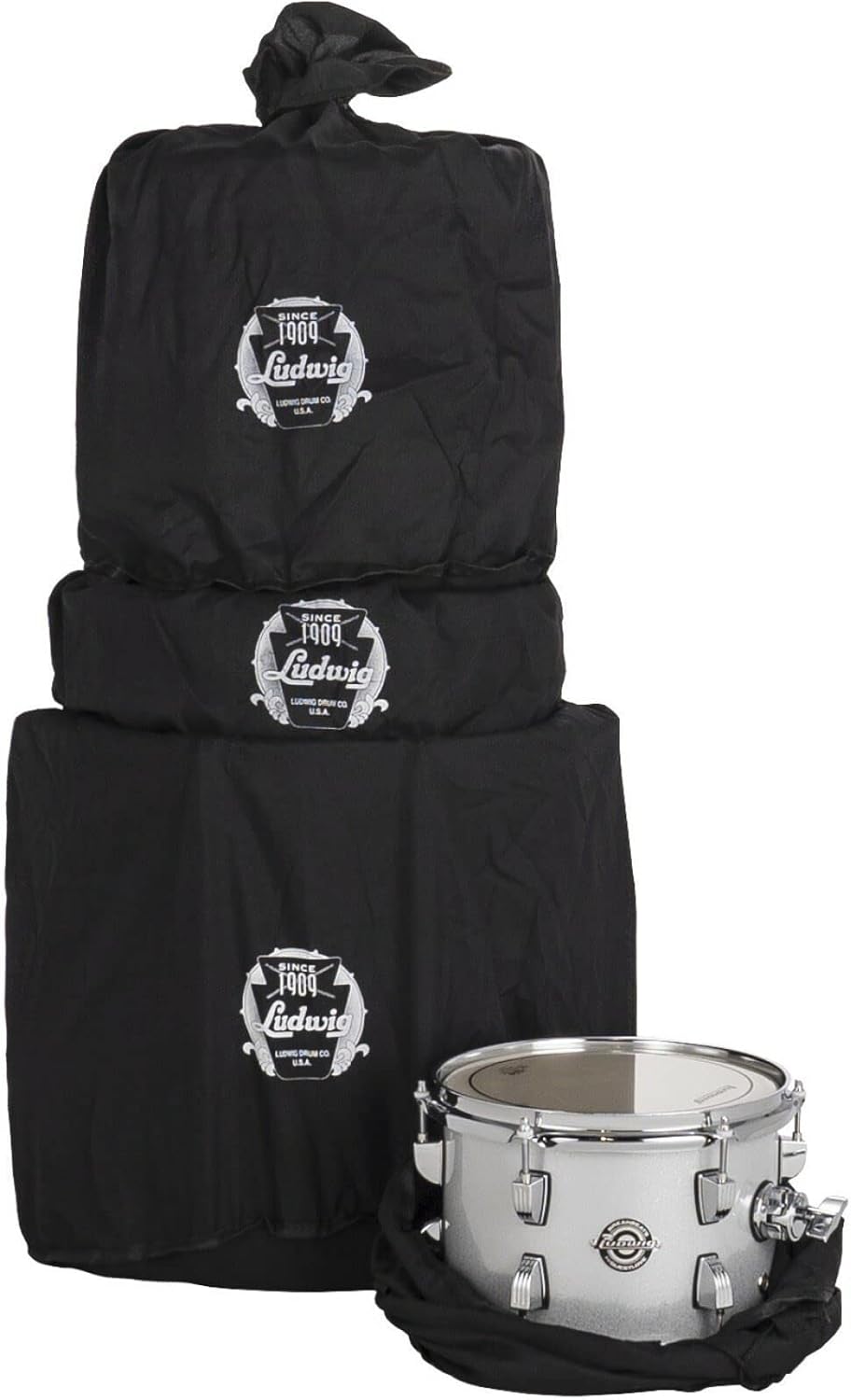 4-Piece Drum Set Shell Pack, Silver Sparkle B959715