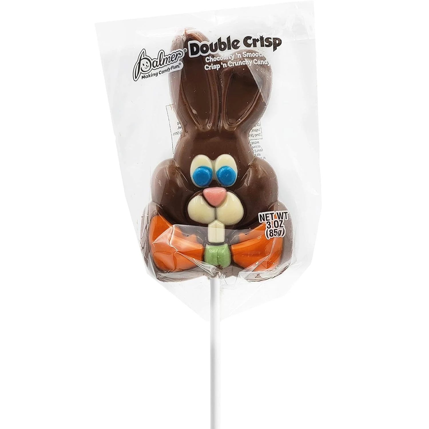 Milk Chocolate Easter Bunny Lollipop, Individually Wrapped, 3oz L588