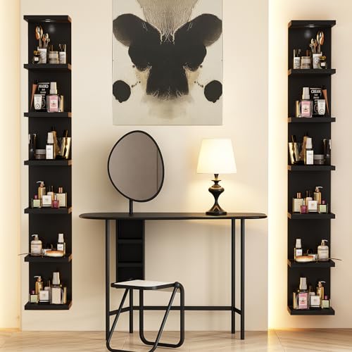 7 Tier Wall Shelf with LED Remote Control Light I987