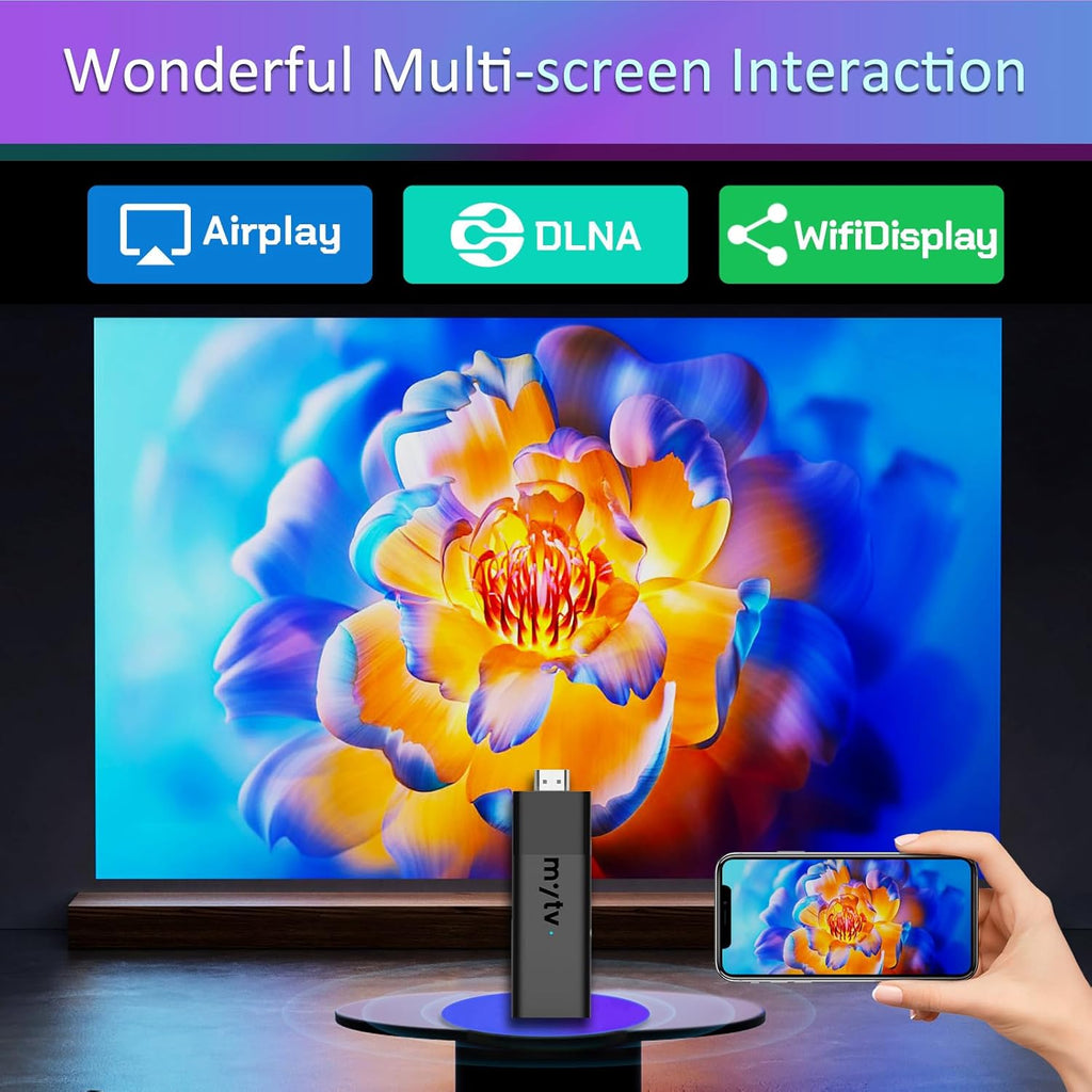 4K Smart TV Stick with Voice Remote, 2GB 16GB, Quad Core, WiFi J714422