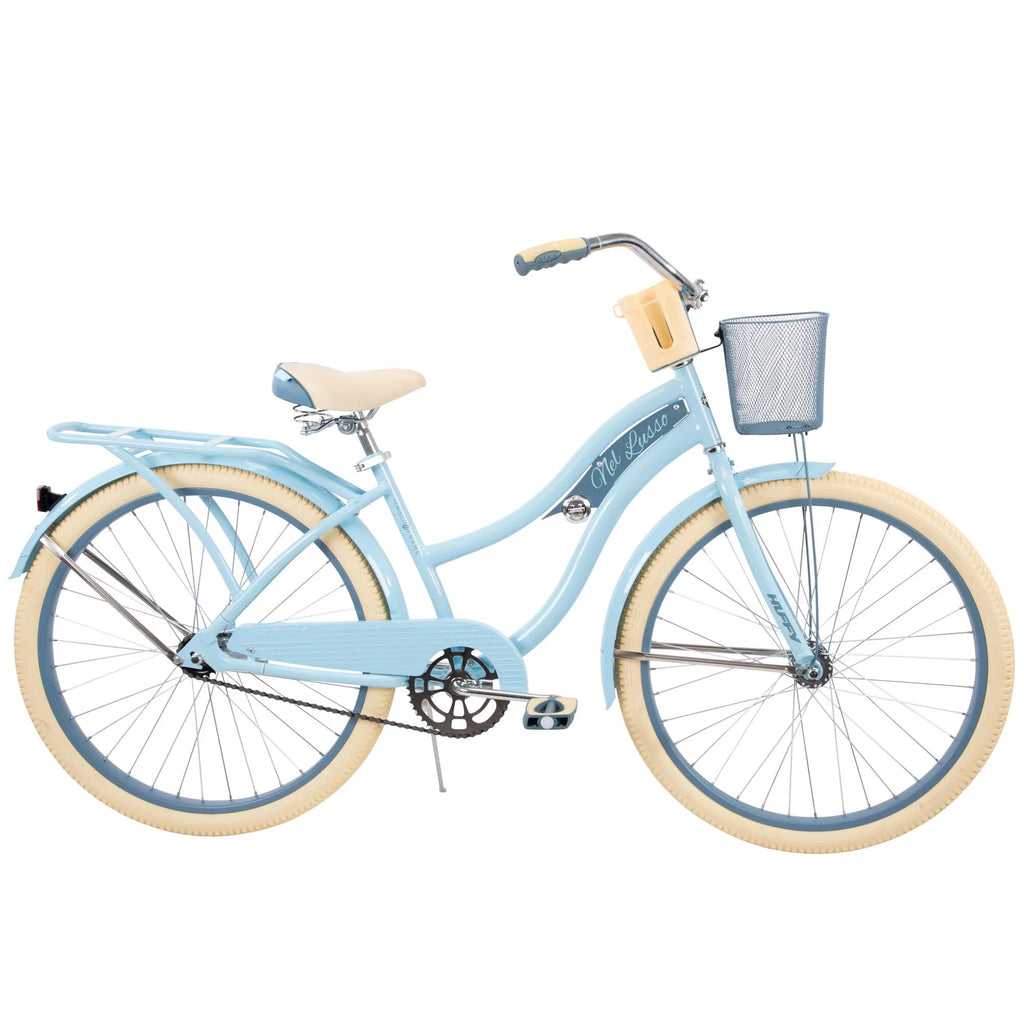 26" Classic Cruiser Bike for Women, Light Blue V696