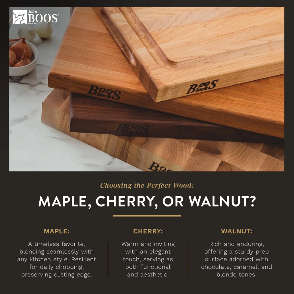Walnut Wood Edge Grain Reversible Cutting Board, 20" x 15" x 1.5" V9120