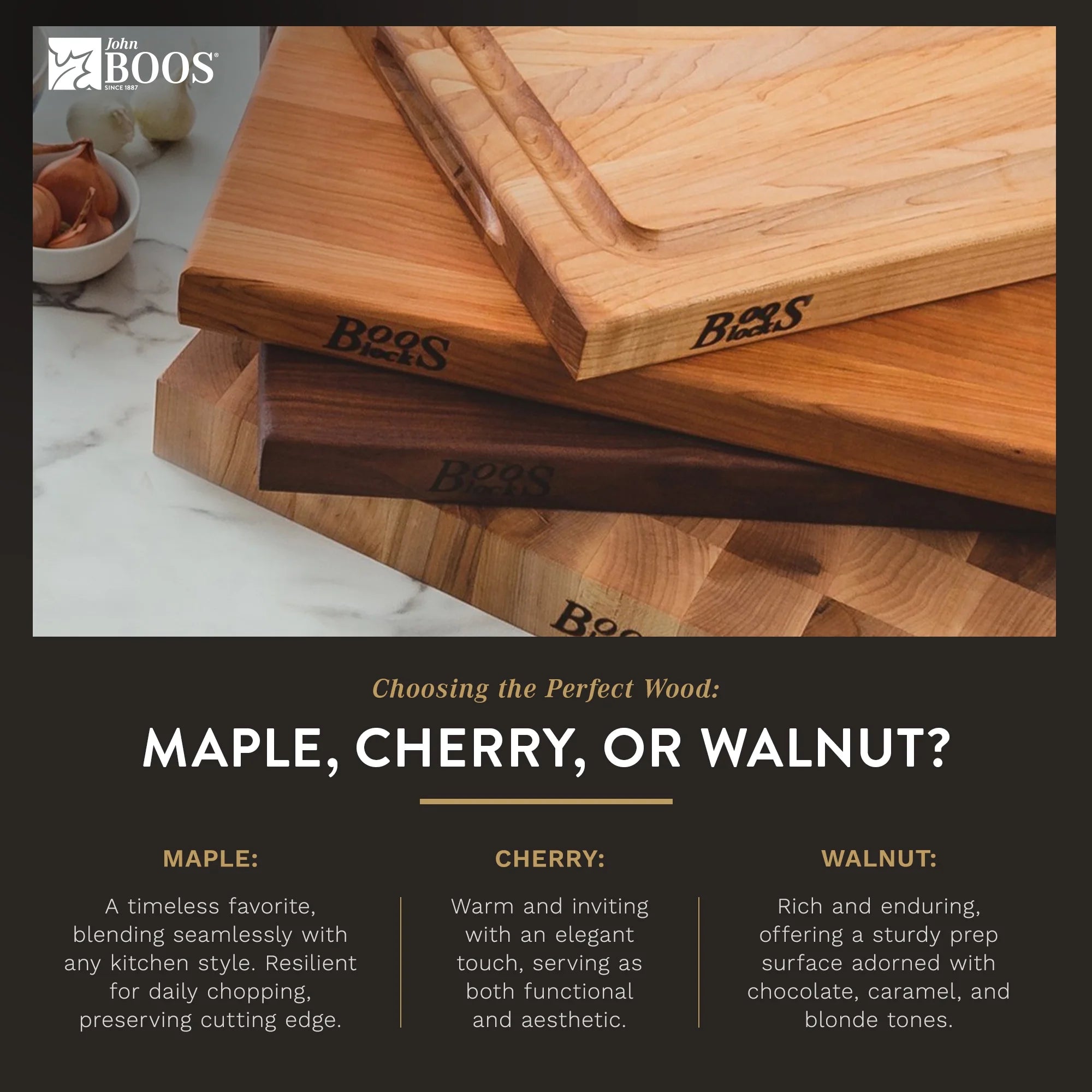 Walnut Wood Edge Grain Reversible Cutting Board, 20" x 15" x 1.5" V9120