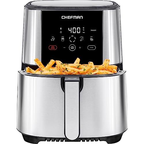 XL 8-Qt Touch Air Fryer, Digital Presets, Nonstick Dishwasher-Safe L9402