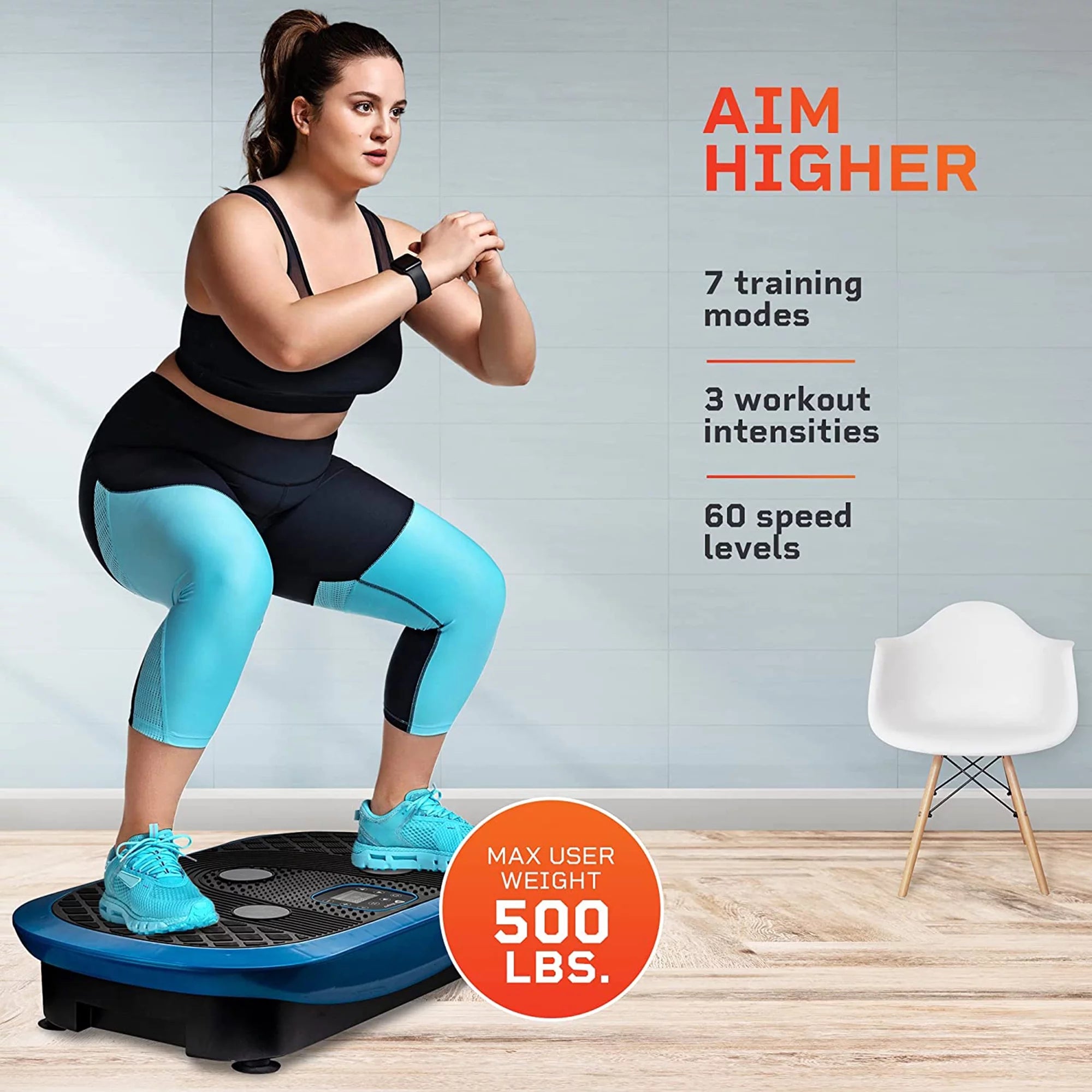 4D Triple Oscillation Vibration Plate Home Workout Equipment P351295