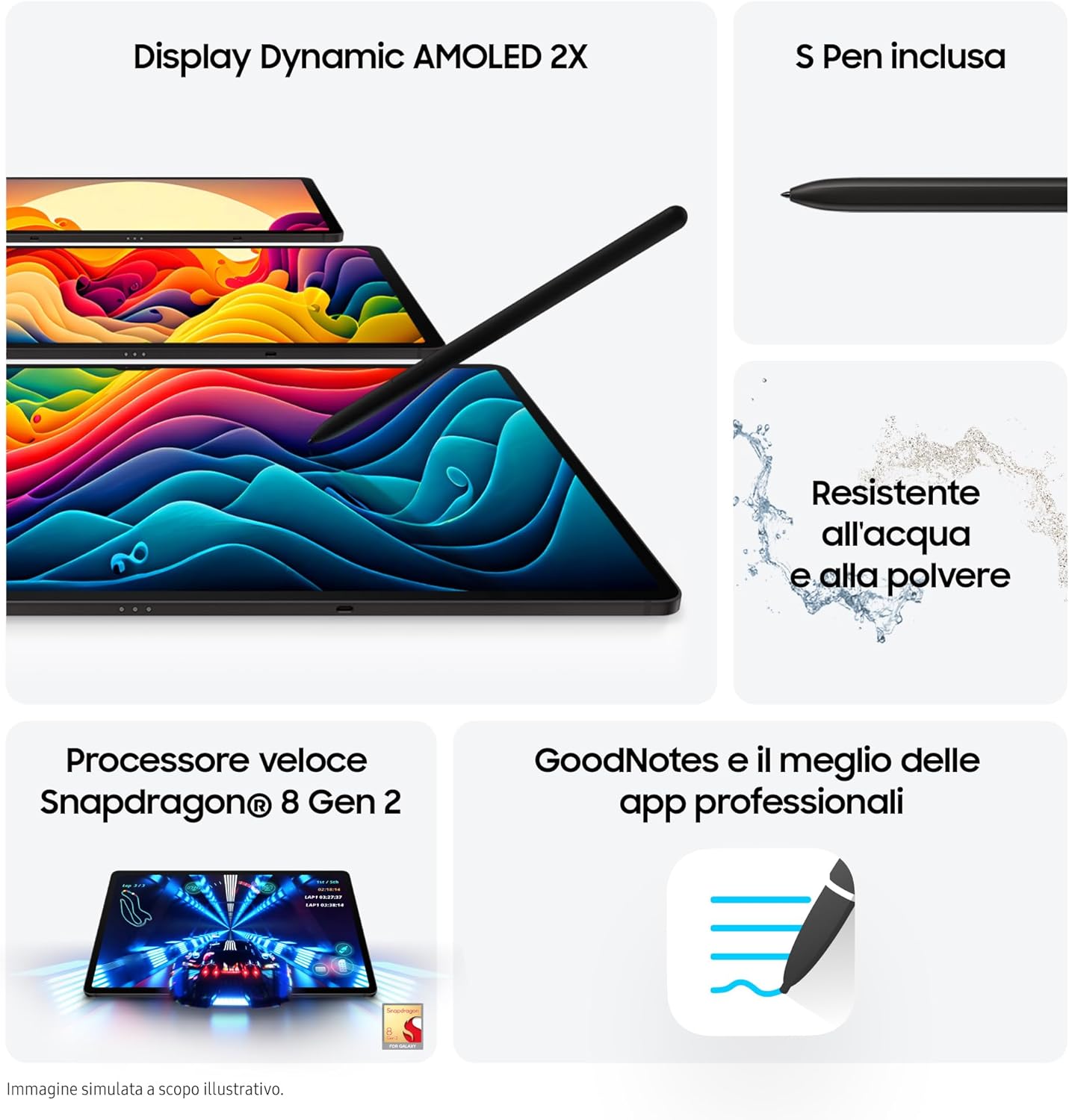 Galaxy Tab S9 Ultra 14.6 Inch Android Tablet with S Pen, 12GB+256GB, WiFi, Grey G8870