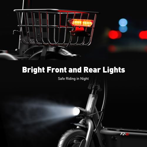 Electric Scooter with Seat, Long Range, Adjustable Handlebar, Dual Suspension V27936