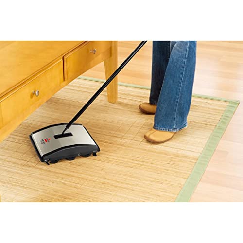 Carpet and Floor Sweeper with Dual Rotating Brushes and Corner Edge Brushes O48916