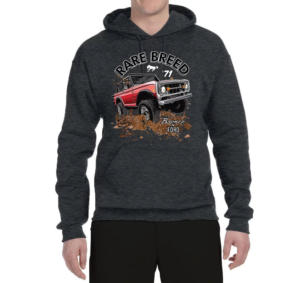 Men's Classic Car Graphic Hooded Sweatshirt X7333