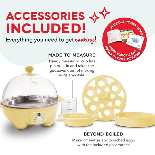 6 Egg Capacity Electric Egg Cooker with Auto Shut Off - Black U471