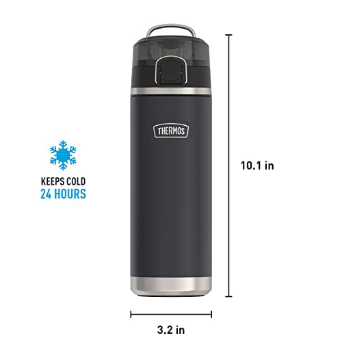 Stainless Steel Water Bottle with Spout - 24 Ounce, Vacuum Insulated B88026