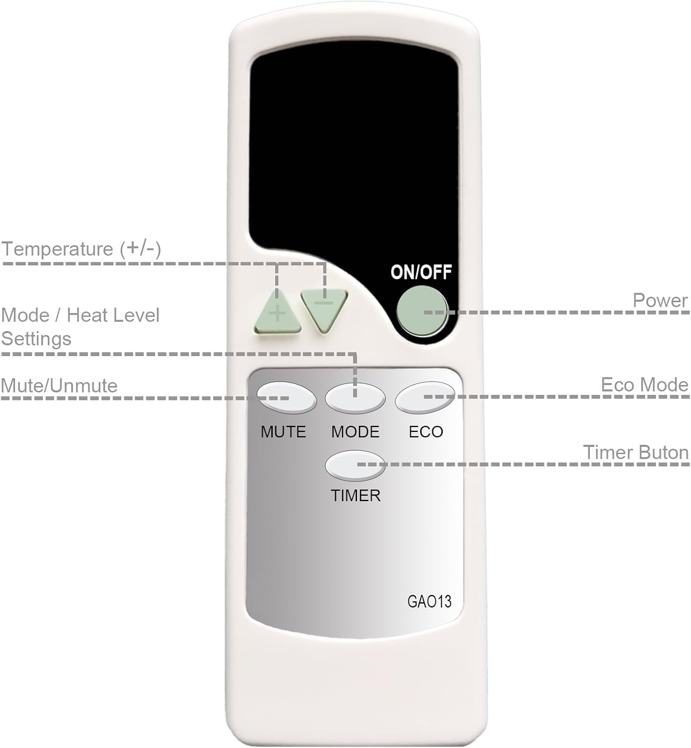 Replacement Remote Control for Oil Filled Space Heater Z988