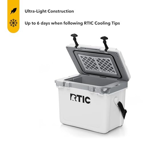 Ultra-Light 22 Quart Hard Cooler Insulated Portable Ice Chest G4083