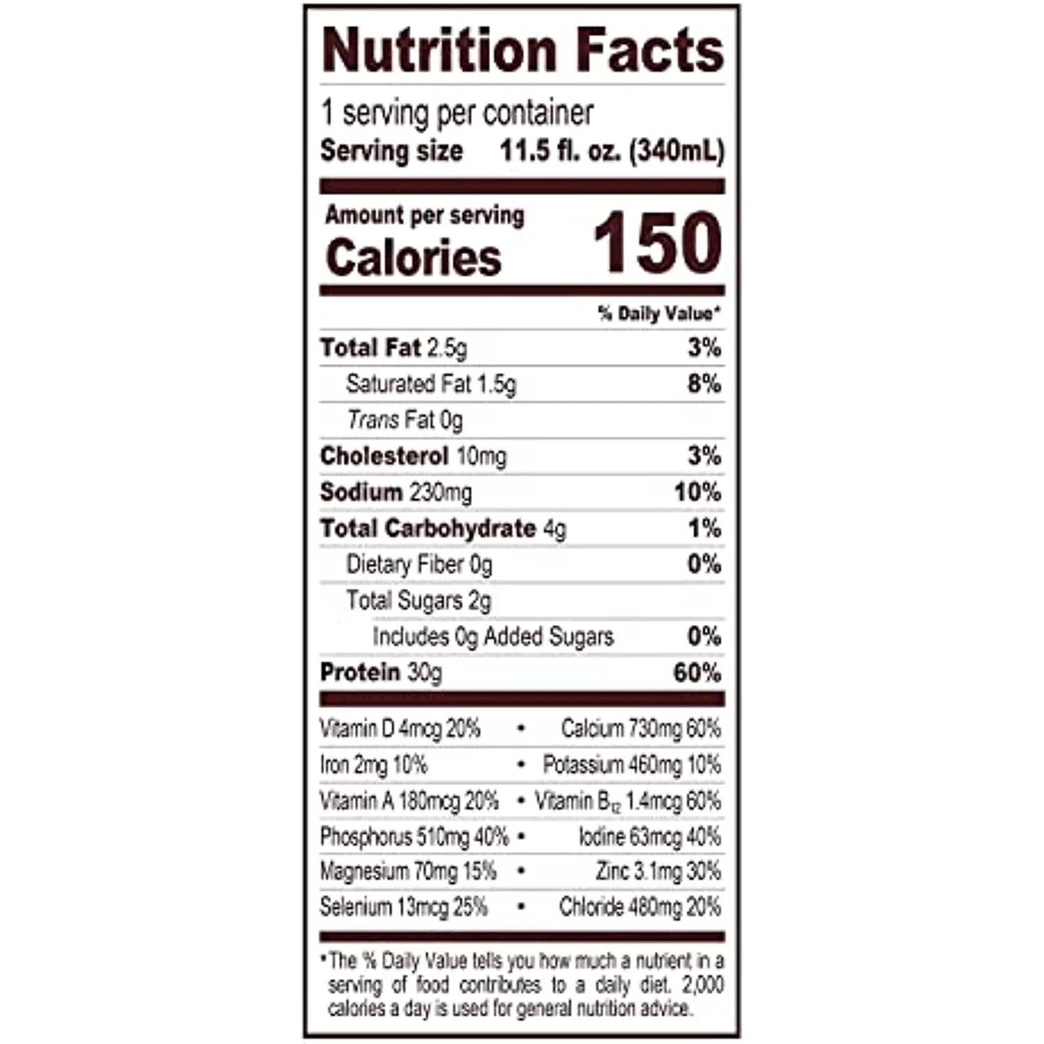 Chocolate High Protein Shake, 12 Pack B3902