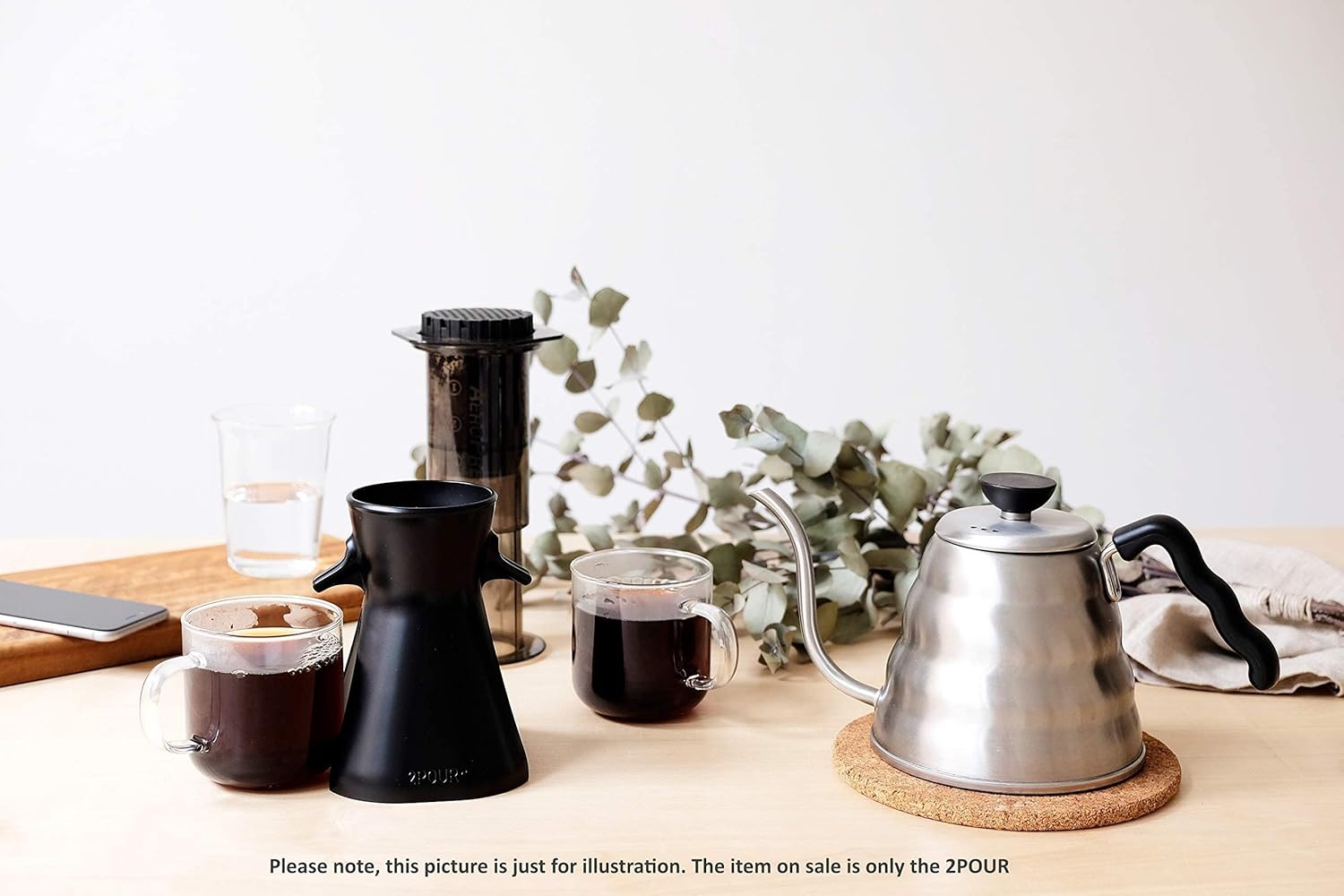 Dual Press Accessory for Aeropress Coffee Maker X6736