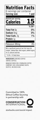 Cold Brew Coffee, Caramel Dolce, Single-Serve Concentrate Pods, 36 Capsules G2686