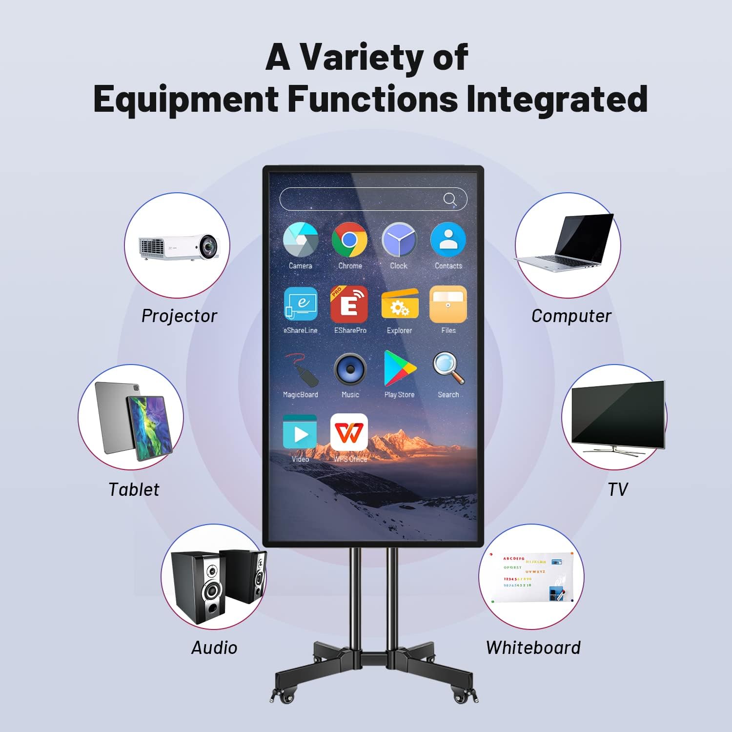49 Inch Digital Whiteboard for Classroom with Screen Mirroring E3196