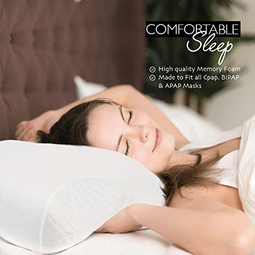 CPAP Pillow for Side and Back Sleepers with Memory Foam L3929