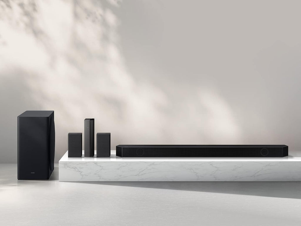 9.1.2ch Soundbar with Wireless Dolby Atmos and Rear Speakers E709