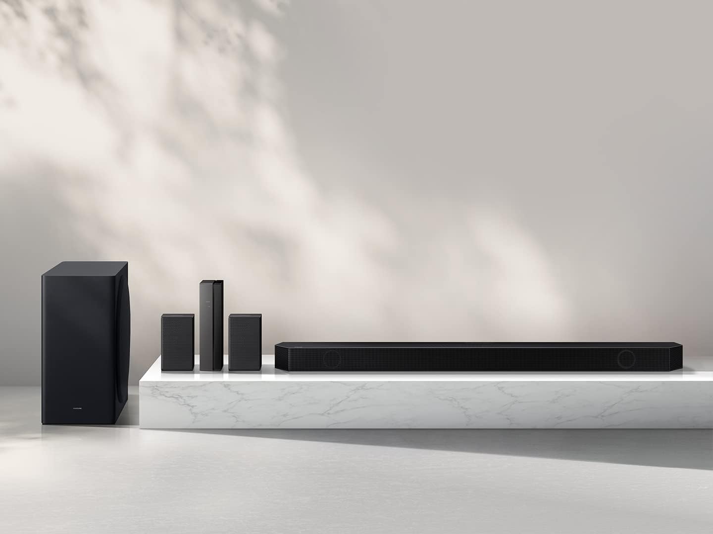 9.1.2ch Soundbar with Wireless Dolby Atmos and Rear Speakers E709
