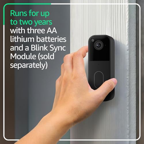 Video Doorbell with HD View, Two-Year Battery Life, and Sync Module P49142