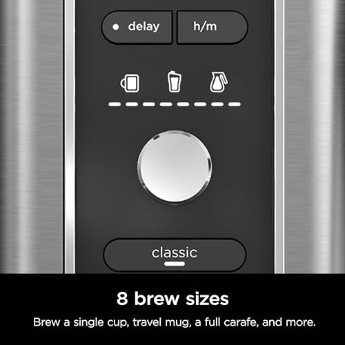 Coffee Maker with Rapid Cold Brew, 4 Brew Styles, 12-Cup Carafe, Black L957858