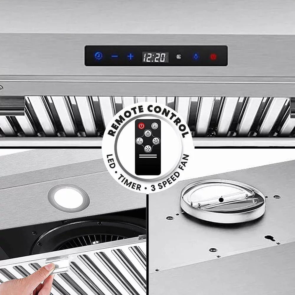 Under Cabinet Range Hood 30 inch Stainless Steel I234
