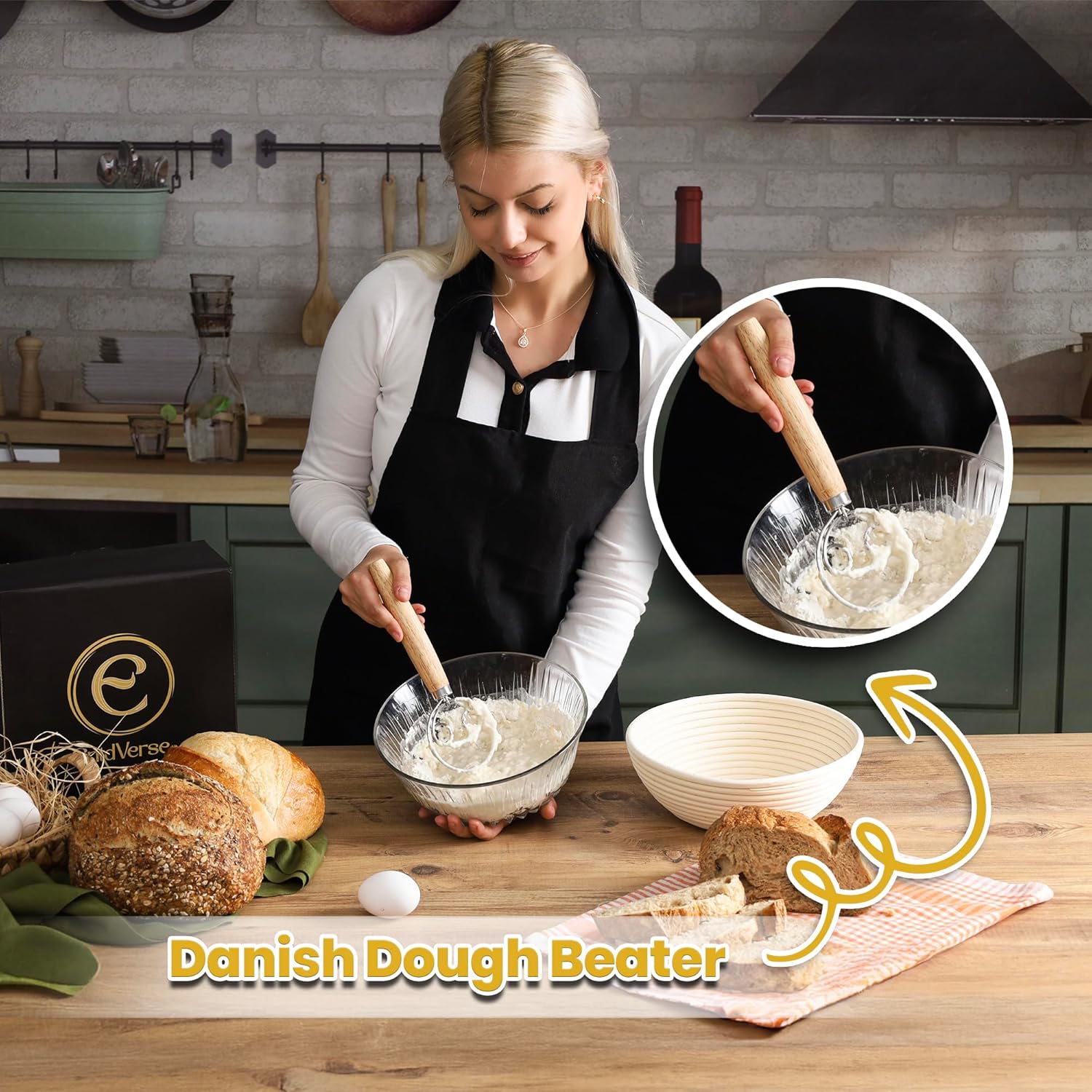 Round 9 Inch Sourdough Proofing Basket O630665