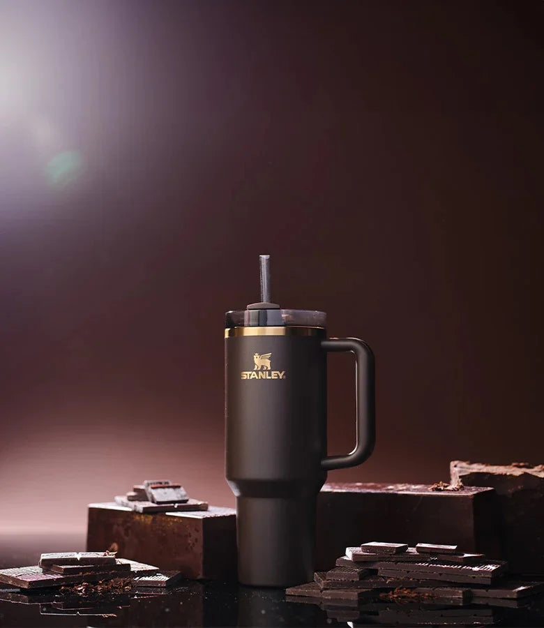 40oz Insulated Tumbler with Straw F9631
