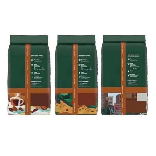 Medium Roast Ground Coffee Variety Pack, 3 bags N53045