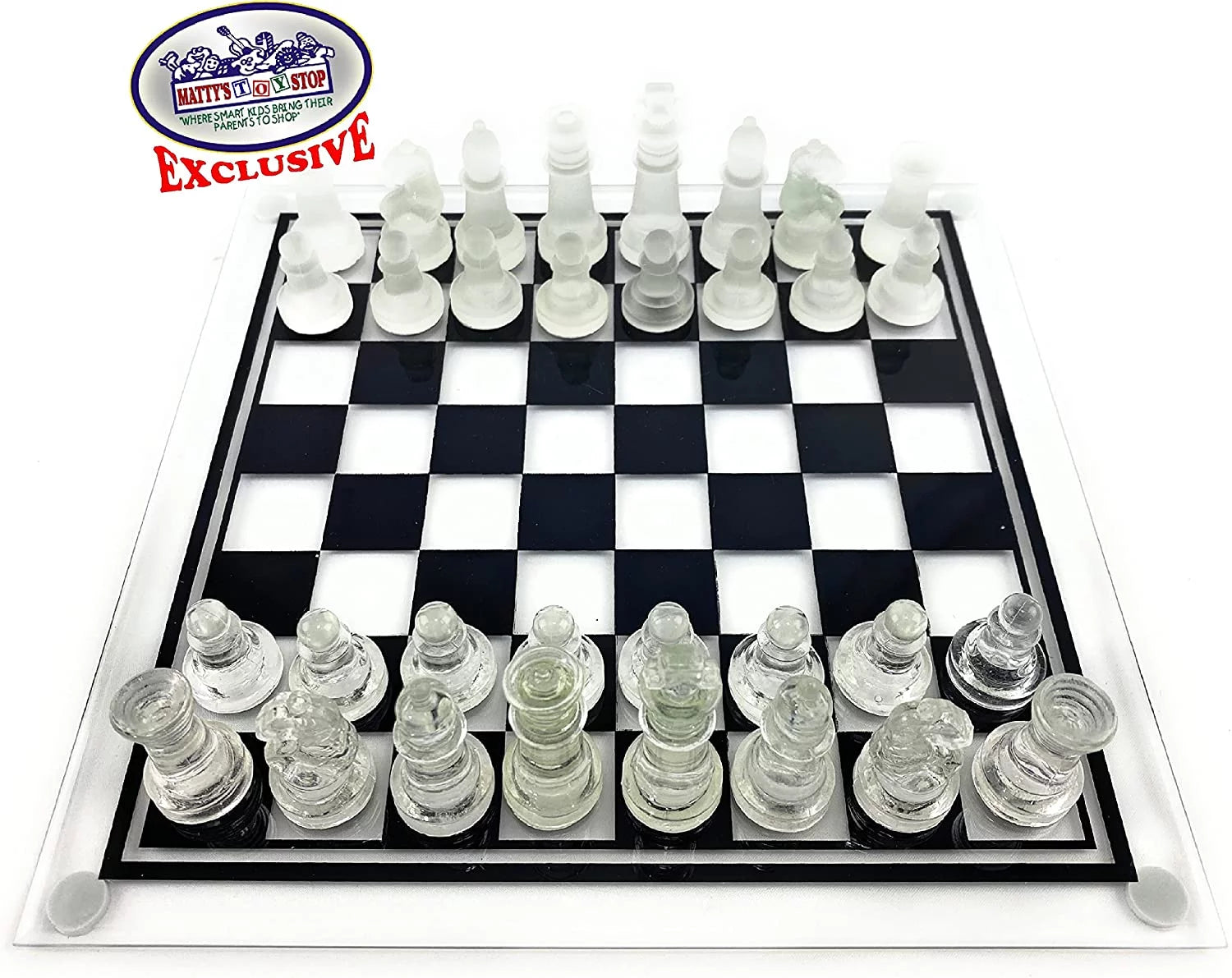 Glass Chess Set Small E301