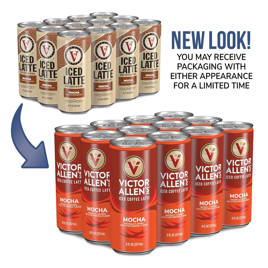 Iced Mocha Latte Canned Coffee, 8oz (12 Pack) N2110