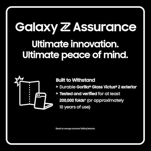 Galaxy Z Flip 6 AI Cell Phone, 256GB Unlocked Android Smartphone, Foldable Design T55062