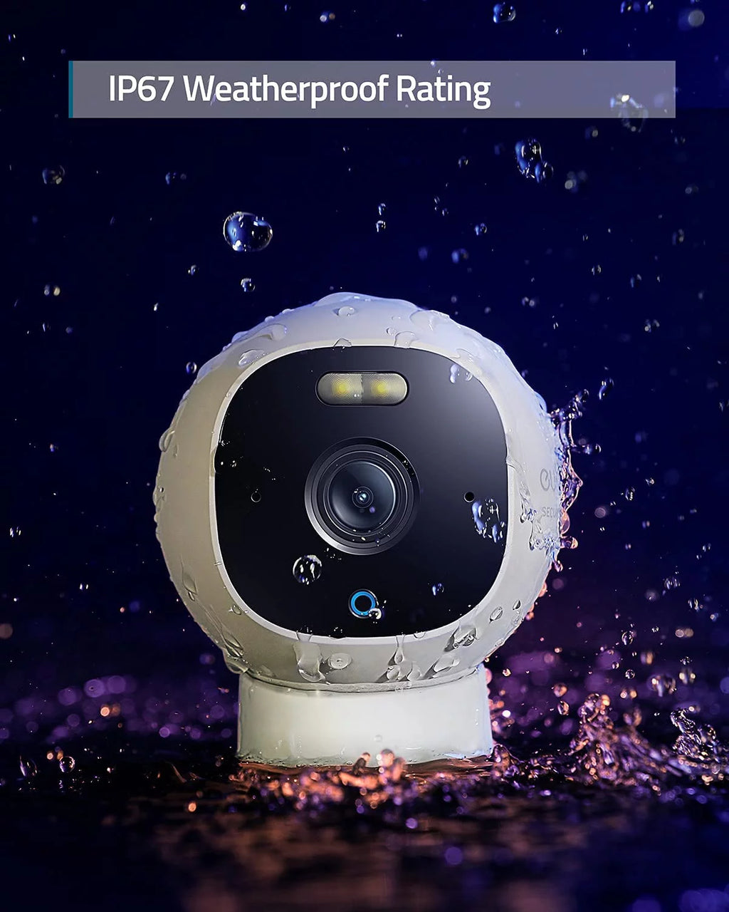 2K Wired Outdoor Surveillance Camera with Spotlight R898