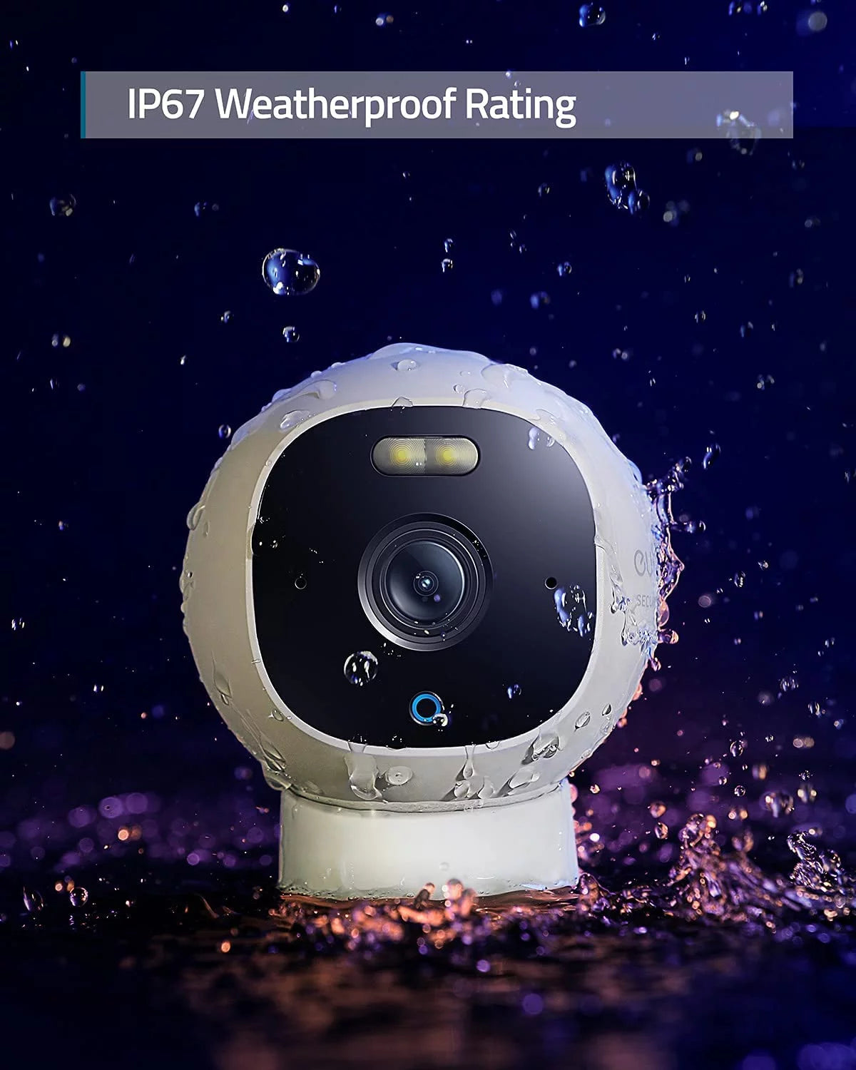 2K Wired Outdoor Surveillance Camera with Spotlight R898