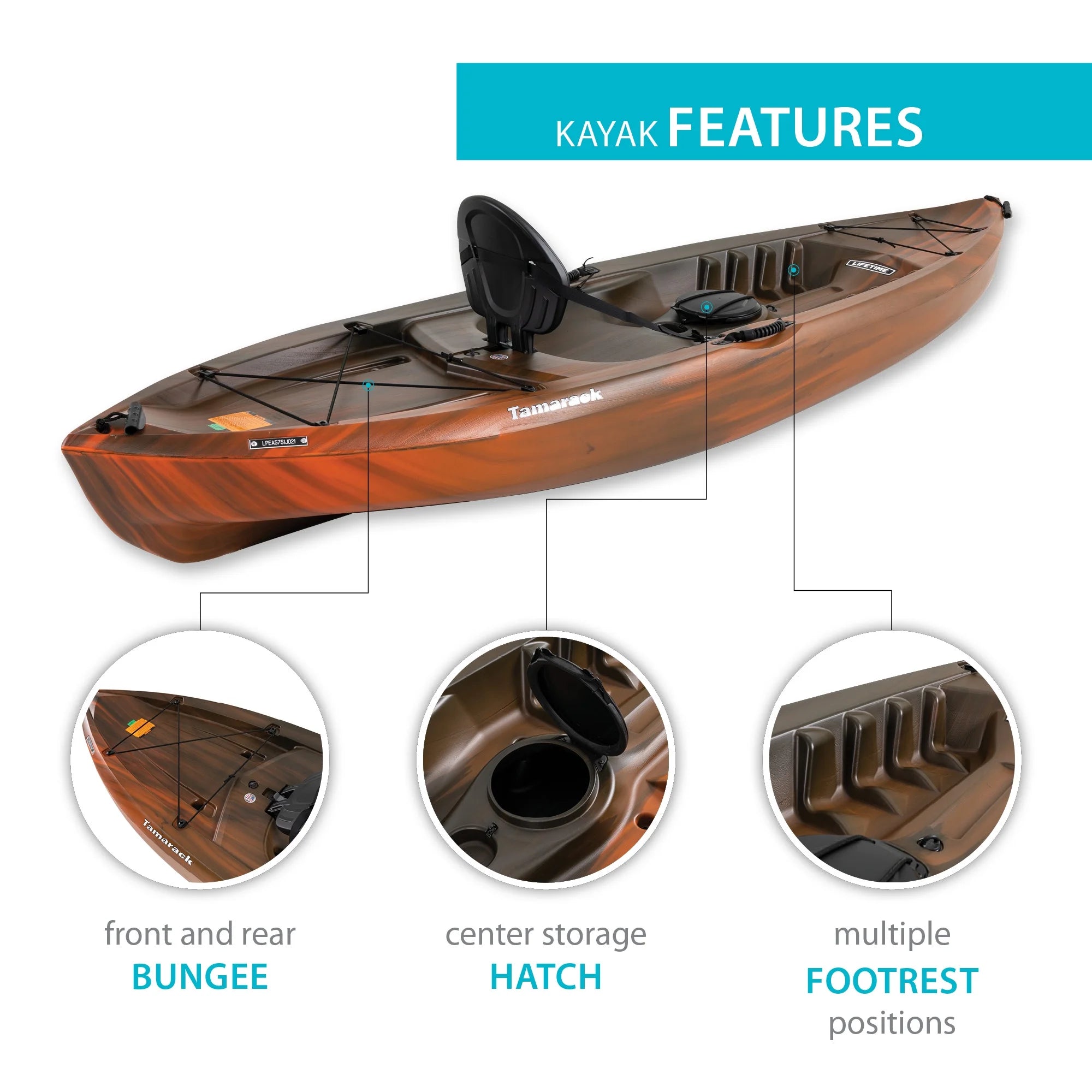 Sit-on-Top Kayak, Tiger Fusion K130130
