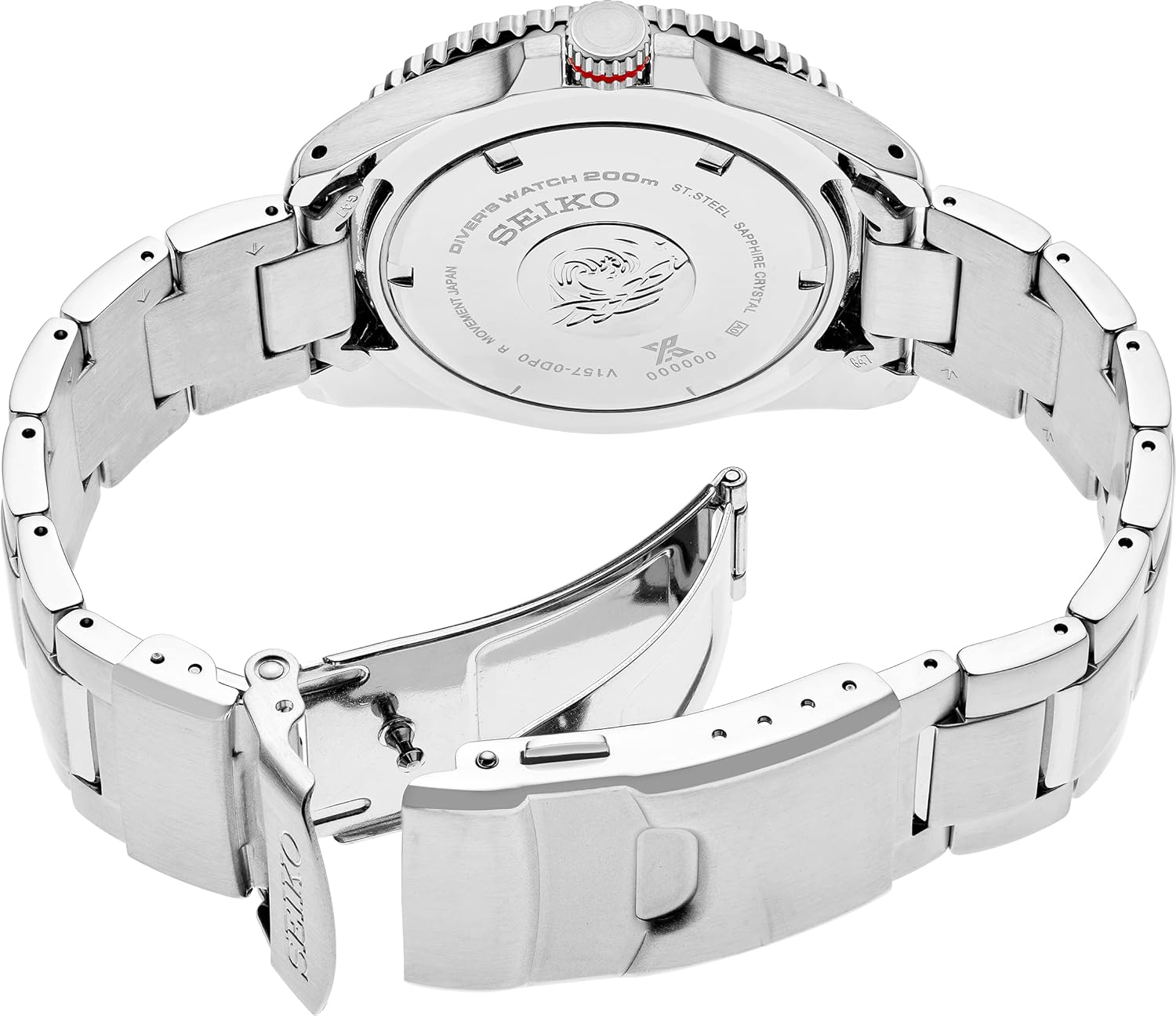 Men's Solar Dive Watch - Black Dial, Stainless Steel, 200M Water Resistant L37736