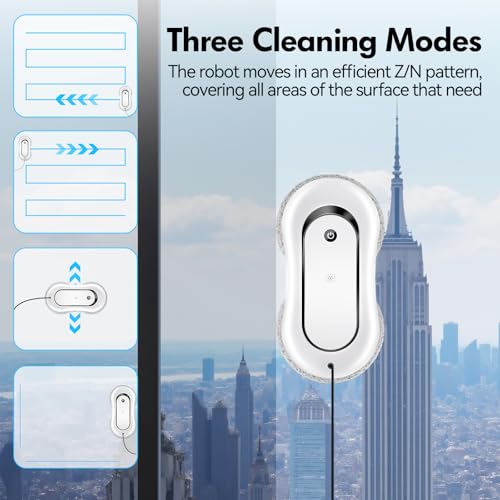 Window Cleaning Robot with Auto-Spray and 2800Pa Suction P202359