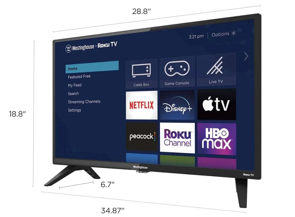 24" 720p LED Roku Smart TV (Refurbished) P49985