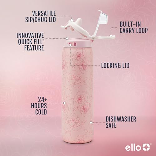 Stainless Steel Water Bottle with Leak Proof Lid, 22oz F571