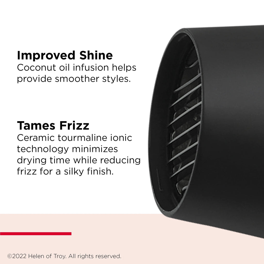 Coconut Oil-Infused Ceramic Hair Dryer, Black M429750