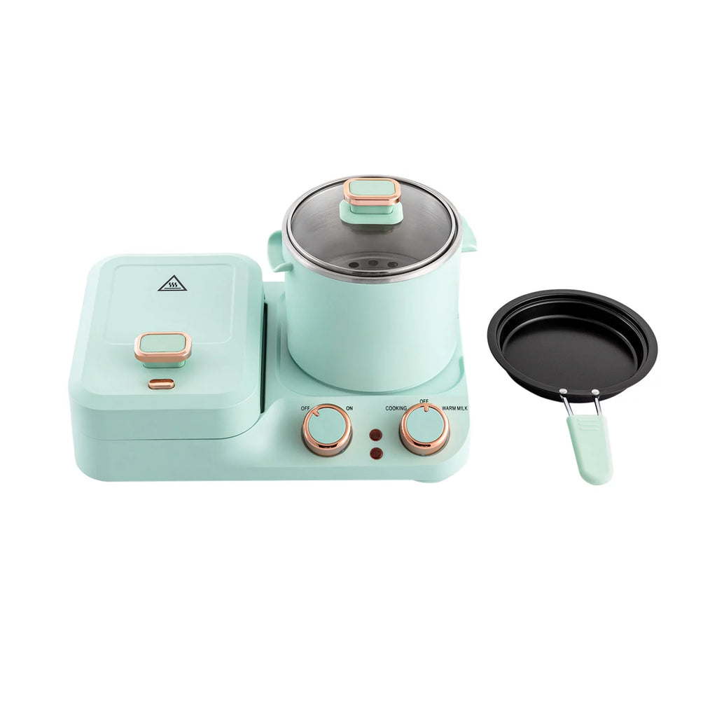 3 in 1 Breakfast Station with Frying Pan, Non-stick Plate, Stockpot A64785