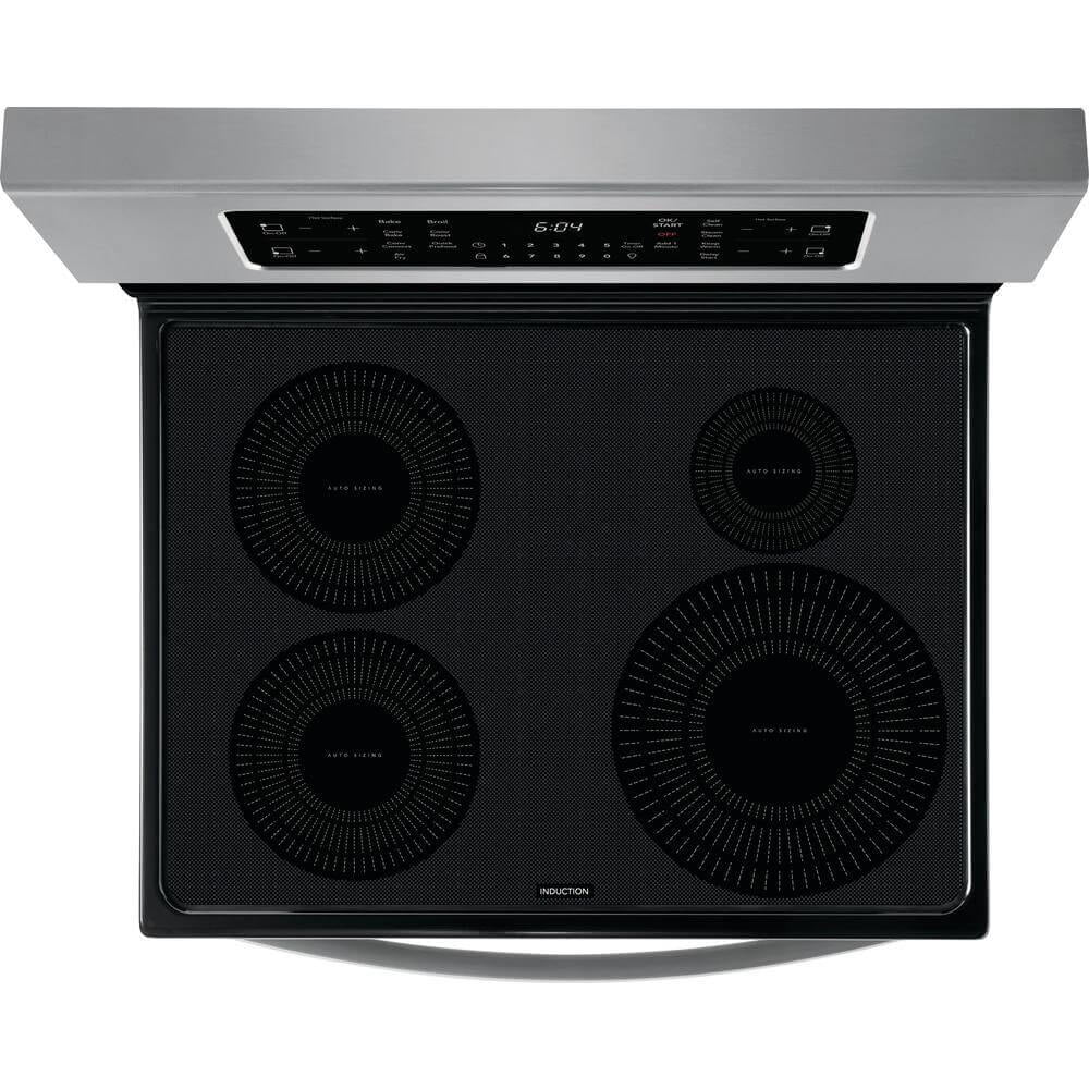 30" Induction Range with 4 Elements, Air Fry and Steam Cleaning N344367
