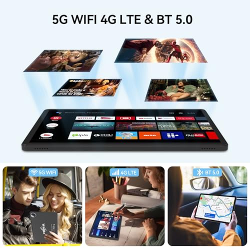 11 inch Android 14 Tablet 128GB ROM 16GB RAM 4G LTE WiFi Octa-Core W36923