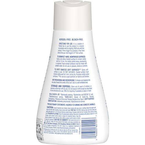 Disinfecting Mist Refill, Multi-Surface, Lemongrass Mandarin, 16 oz H37840
