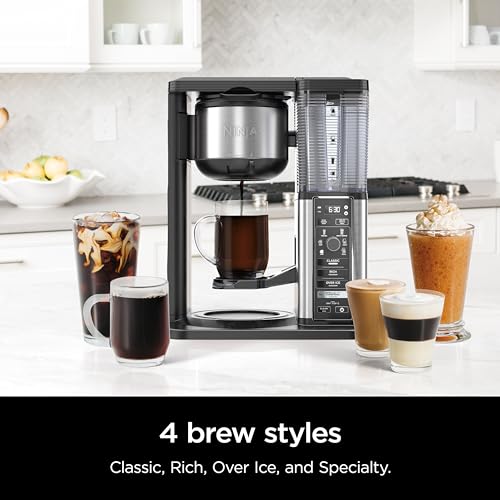 Coffee Maker with Rapid Cold Brew, 4 Brew Styles, 12-Cup Carafe, Black L957858